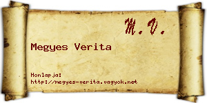 Megyes Verita névjegykártya